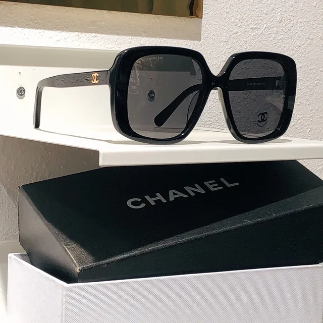 Chanel Oversized Square Gradient Sunglasses 8