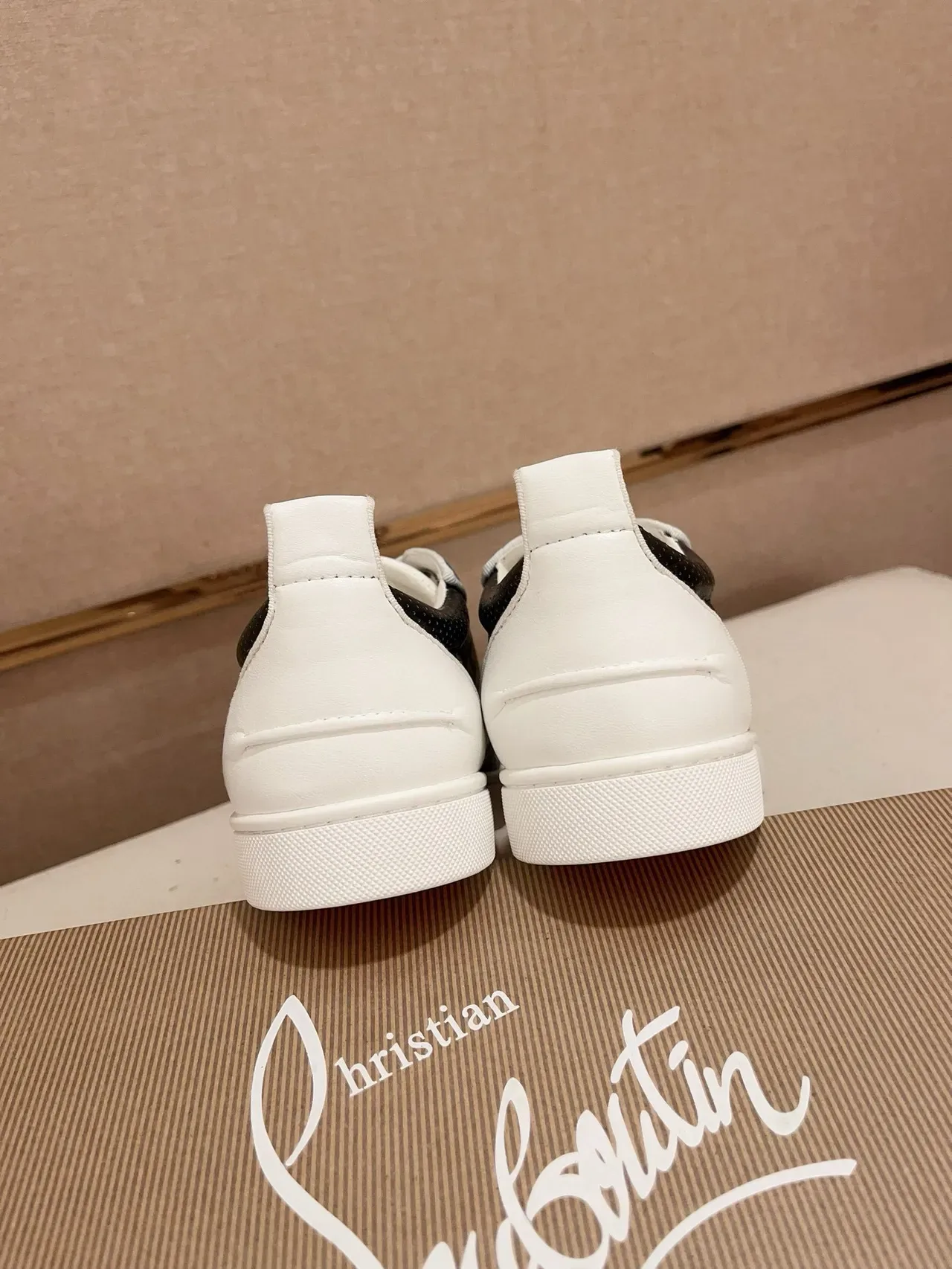 Christian Louboutin Lou Spikes Baskets Lifestyle Noirs Turquoise Argent Cloutés 7
