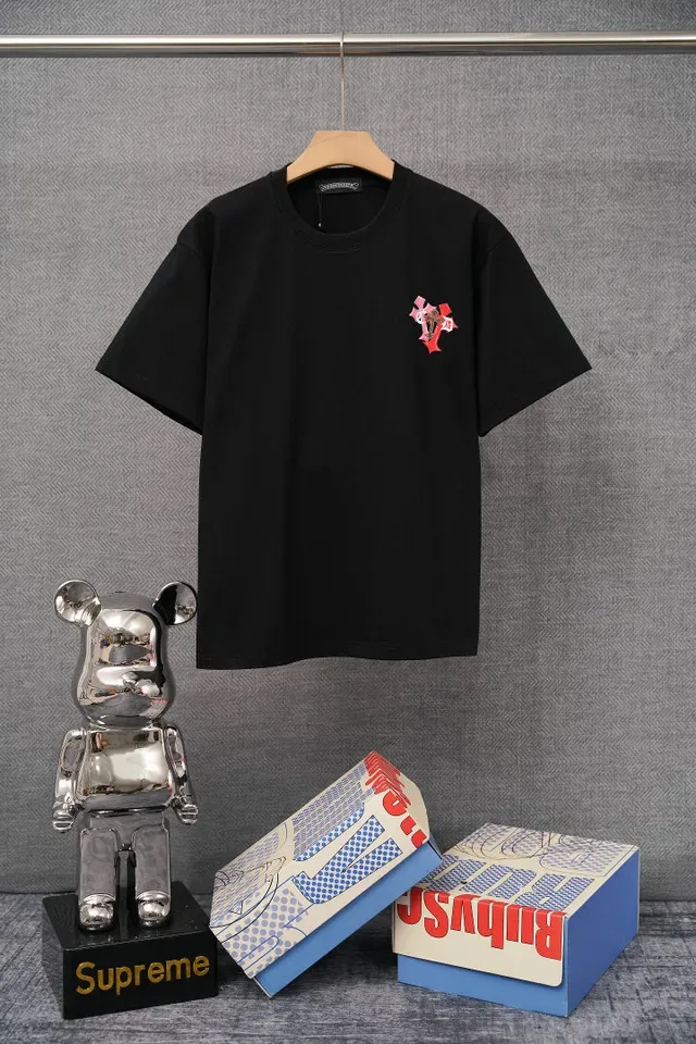 Chrome Hearts Crosses Graphic Black T-Shirt 2
