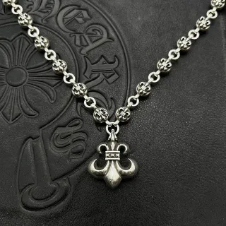 Chrome Hearts Fleur de Lis Pendant Necklace