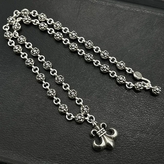 Chrome Hearts Fleur de Lis Pendant Necklace 4