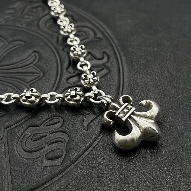 Chrome Hearts Fleur de Lis Pendant Necklace 6