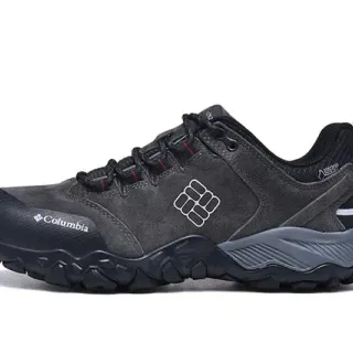 Columbia Low-Top Hiking Boot Black Gray Waterproof Trail Sneaker
