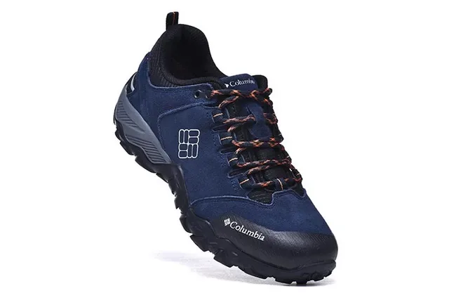 Columbia Low-Top Hiking Boot Black Gray Waterproof Trail Sneaker 3