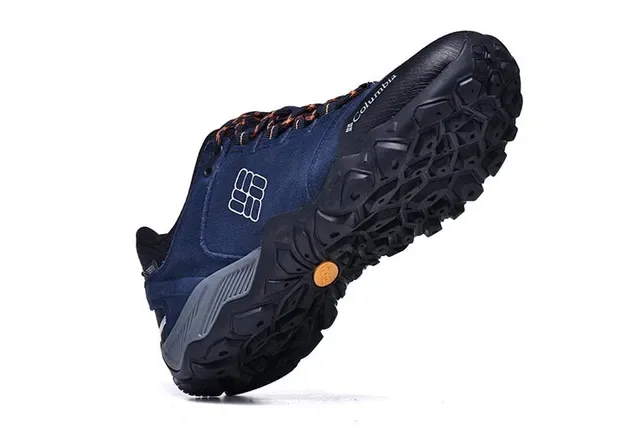 Columbia Low-Top Hiking Boot Black Gray Waterproof Trail Sneaker 4