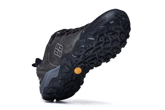 Columbia Low-Top Hiking Boot Black Gray Waterproof Trail Sneaker 16