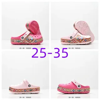 Crocs Classic Clog Pink Disney Frozen Decorative Trim Clog