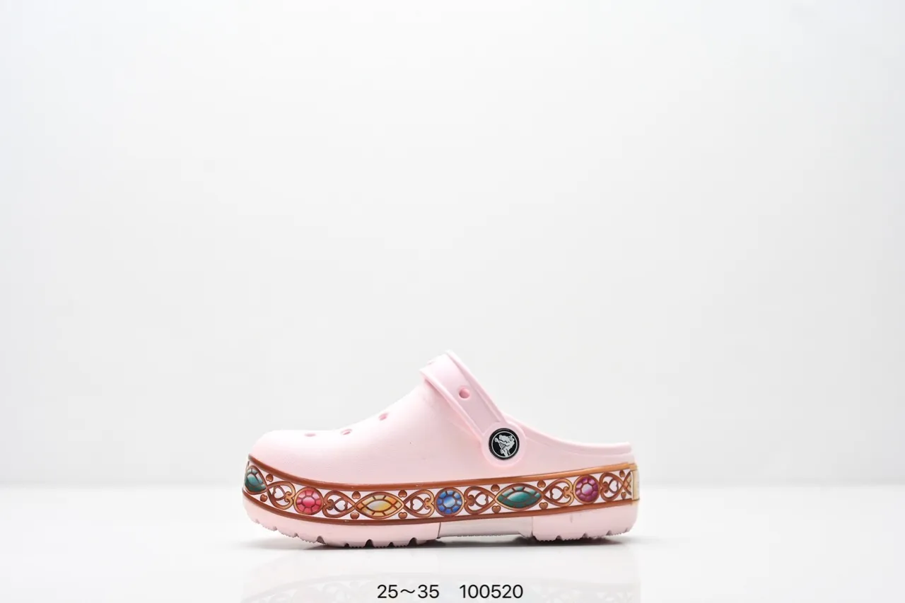 Crocs Classic Clog rose Disney Frozen garniture décorative Clog 5