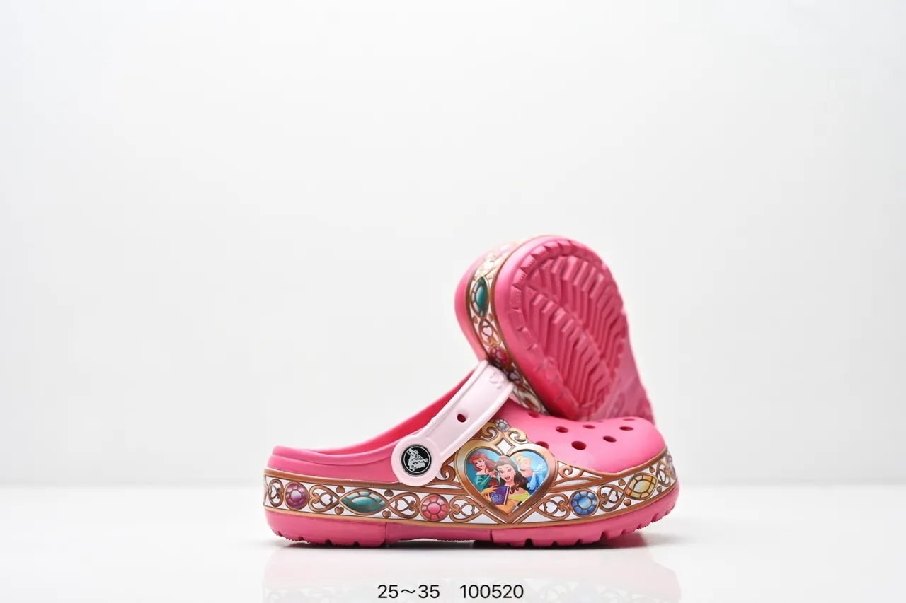 Crocs Classic Clog rose Disney Frozen garniture décorative Clog 9