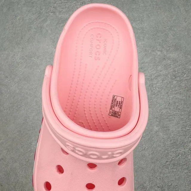 Crocs كلاسيك كلوج وردي أحمر بناء رغوة مسامي علوي كلوج 5