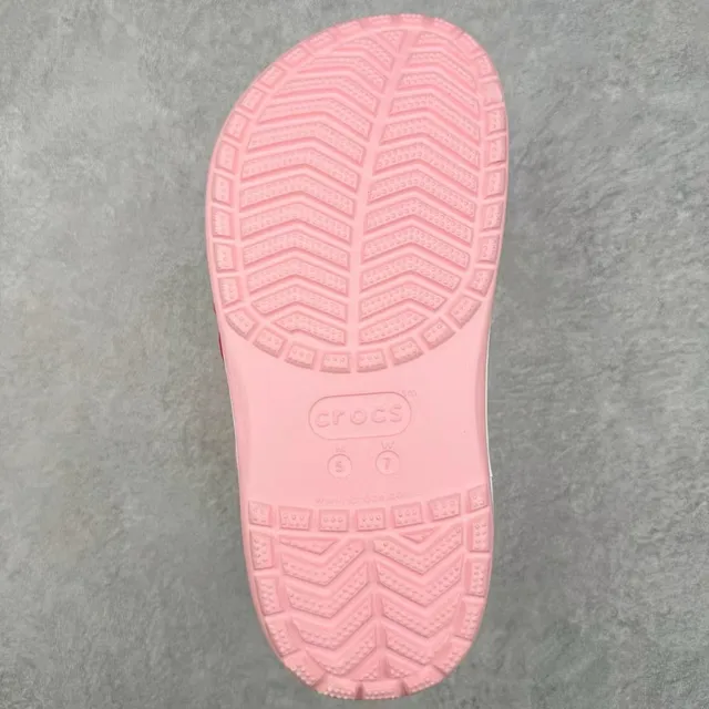Crocs كلاسيك كلوج وردي أحمر بناء رغوة مسامي علوي كلوج 9