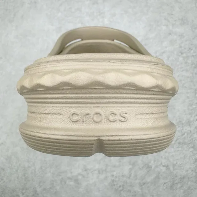 Crocs Echo Clog Beige Molded Foam Clog 8