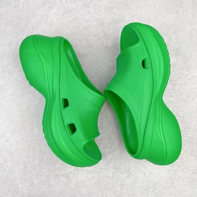 Crocs Echo Clog sabot vert plateforme mousse moulé 8