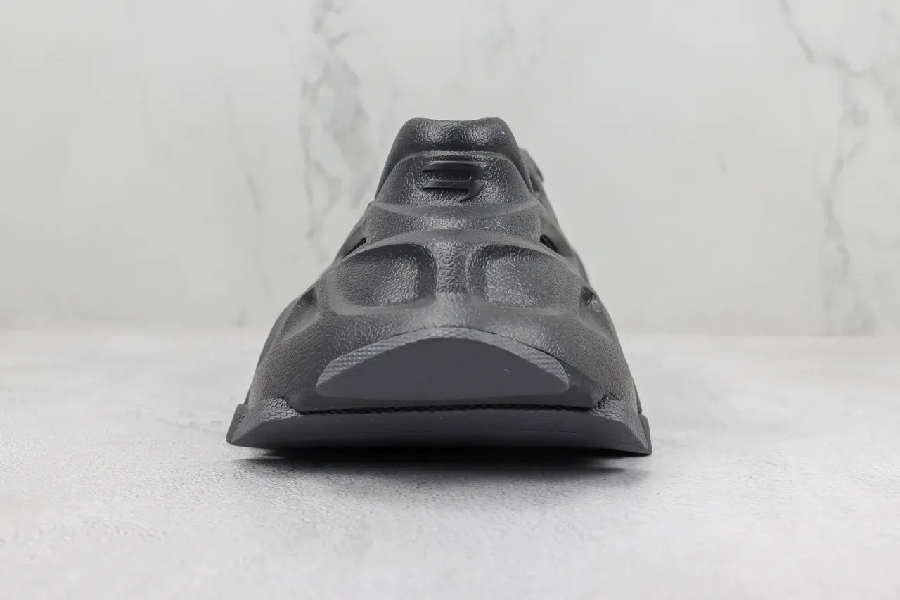 Crocs Gray Monolithic Molded Foam Ventilated Cutout Design Chunky Sneakers 9