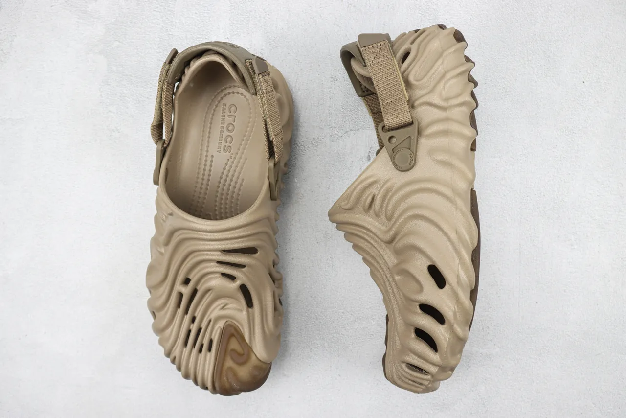 Crocs x Salehe Bembury Pollex Beige Sabot en Mousse Moldée 3