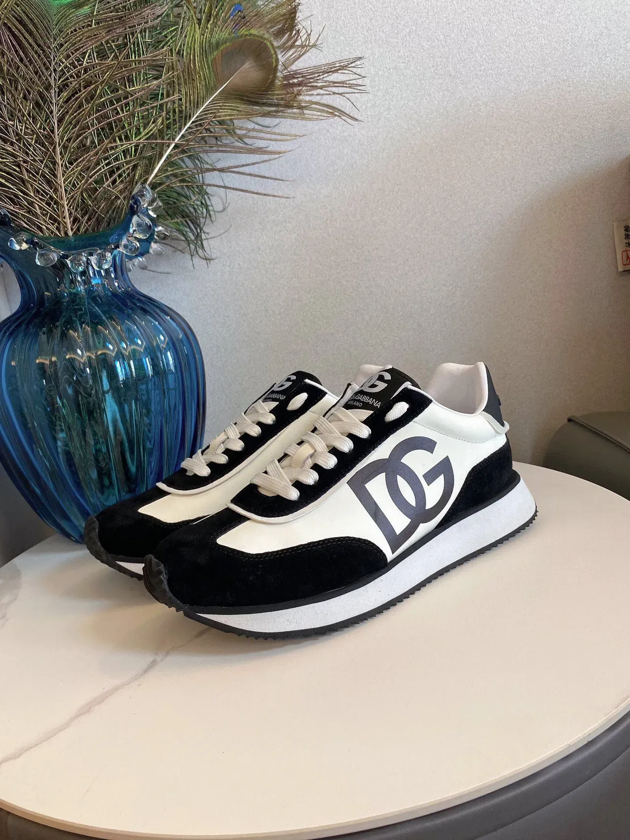DC Shoes Black Beige Retro Runner Silhouette Suede And Leather Paneling Lifestyle Sneakers 8