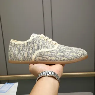 Dior B22 Monogram Jacquard Beige Lifestyle Sneakers