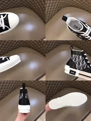 Dior B23 Monogram High-Top Lifestyle Sneakers 2