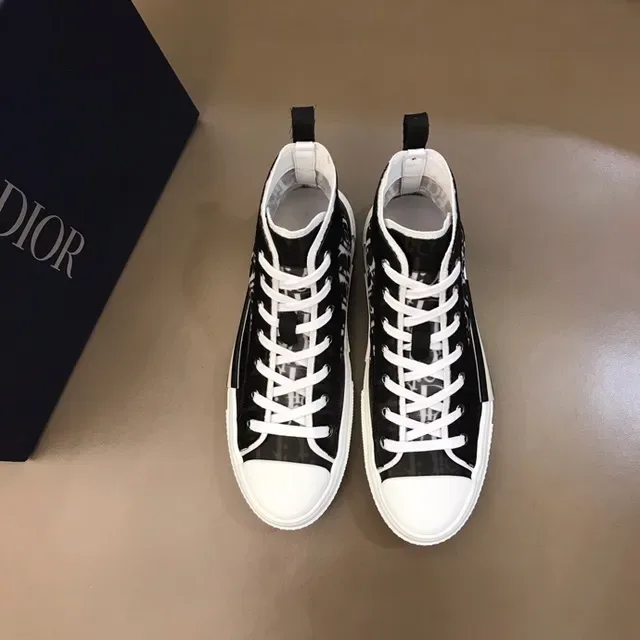 Dior B23 Monogram High-Top Lifestyle Sneakers 3