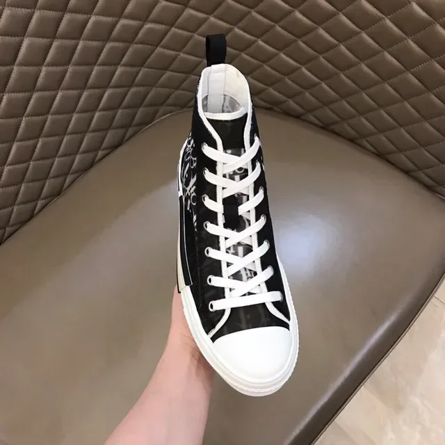 Dior B23 Monogram High-Top Lifestyle Sneakers 5
