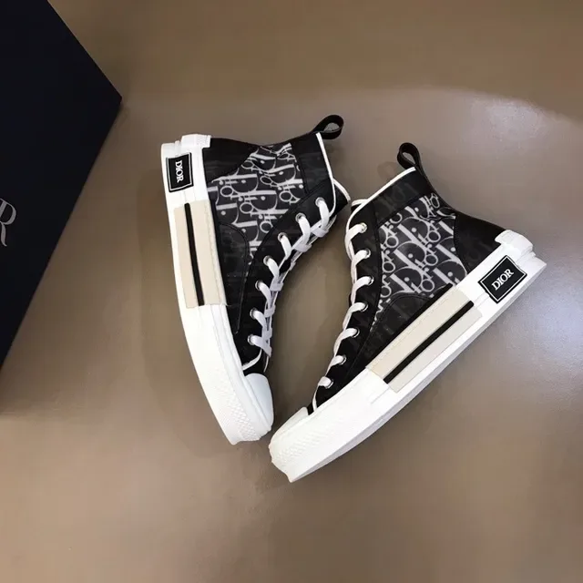 Dior B23 Monogram High-Top Lifestyle Sneakers 8