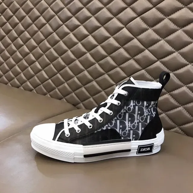 Dior B23 Monogram High-Top Lifestyle Sneakers 9