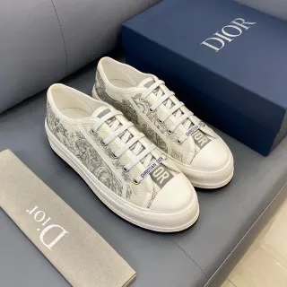 Dior B23 Printed Canvas Platform Lifestyle Sneakers
