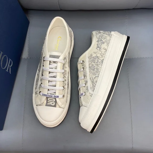 Dior B23 Printed Canvas Platform Lifestyle Sneakers 4