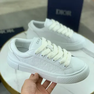 Dior B23 White Embossed Monogram Lifestyle Sneakers