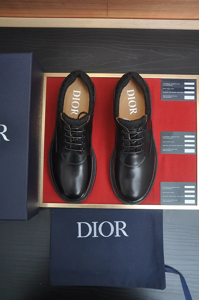 Dior B27 Black Leather Oxford Shoes 5
