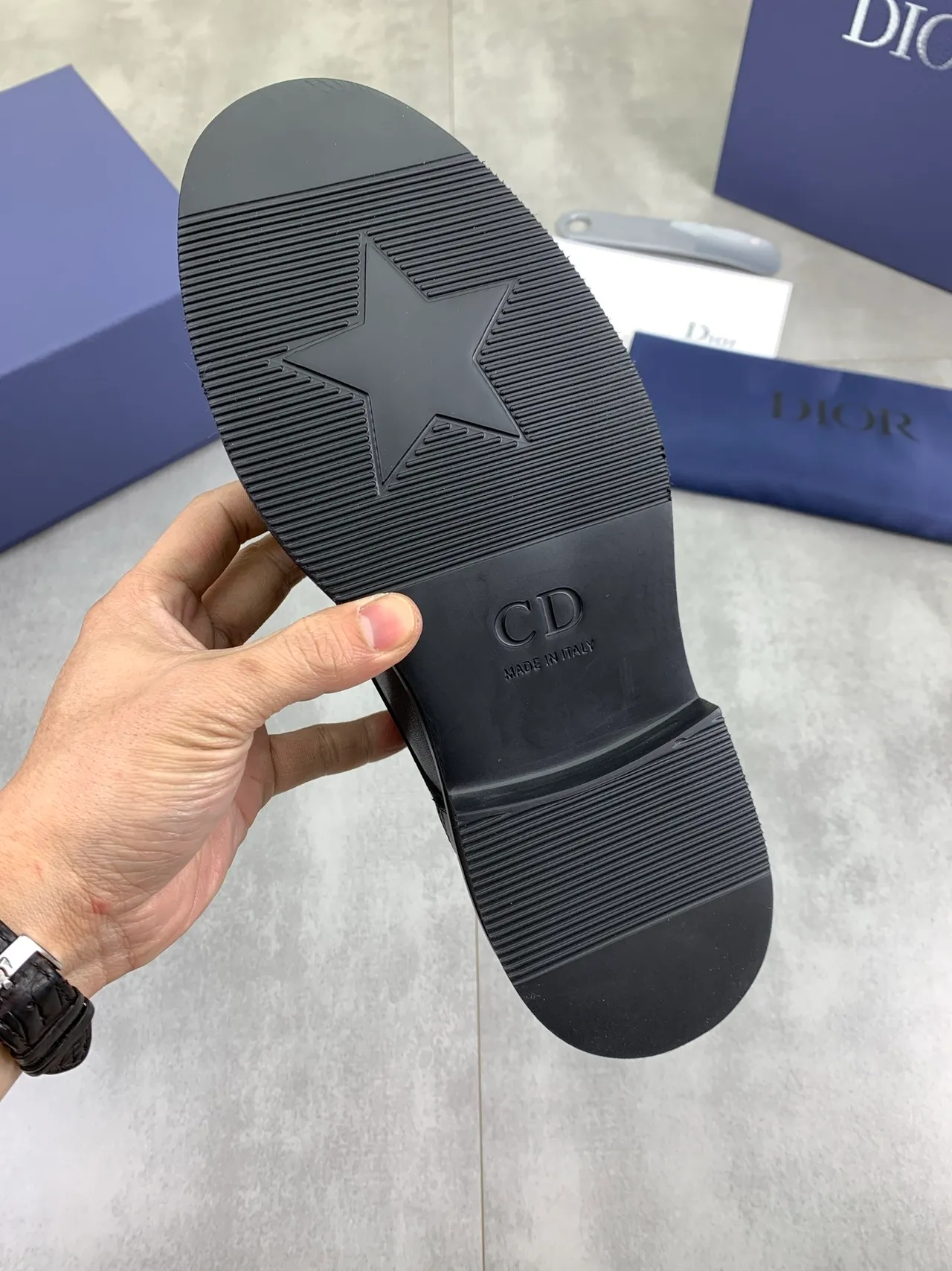 Dior Black Leather Oxford Shoes 3