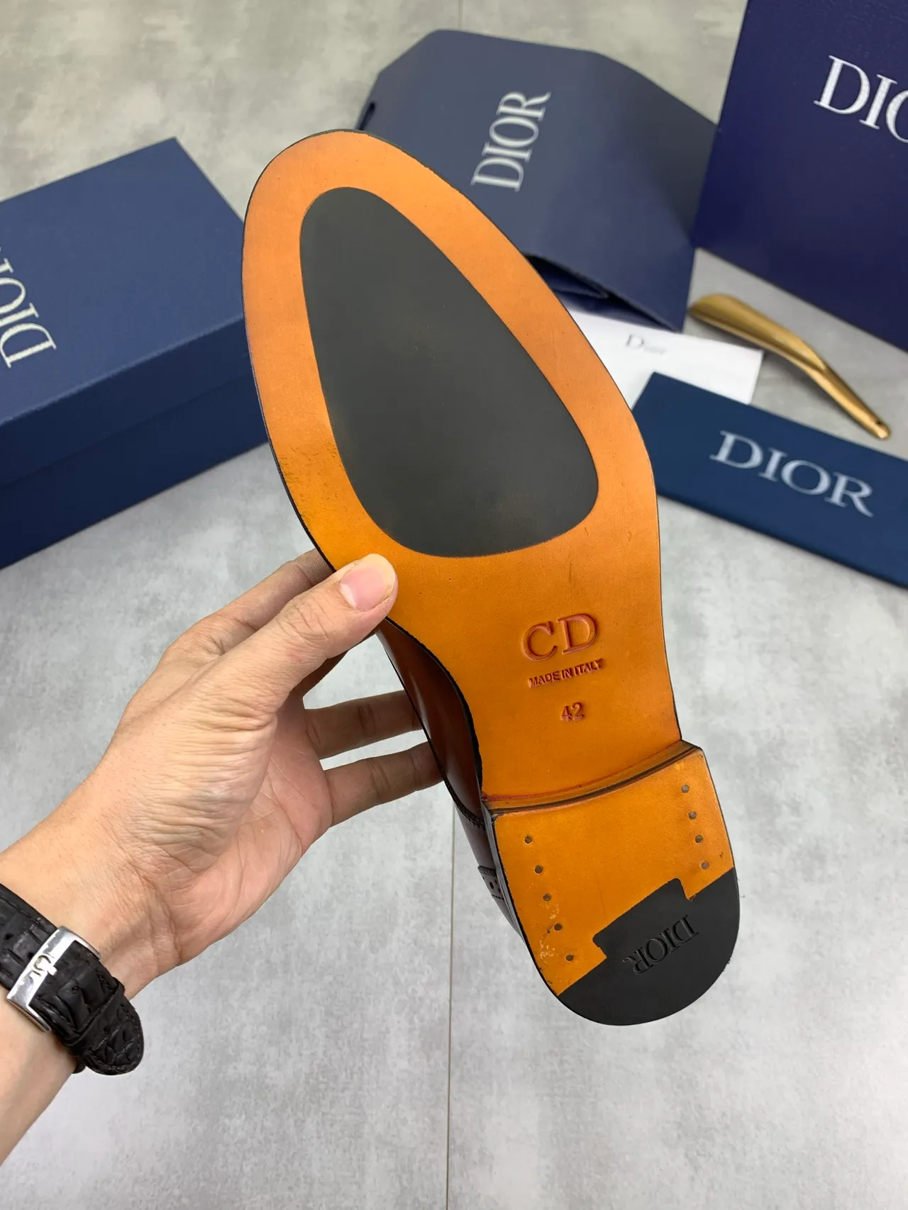 Dior marrom preto cap-toe brogue completo sapatos oxford 3