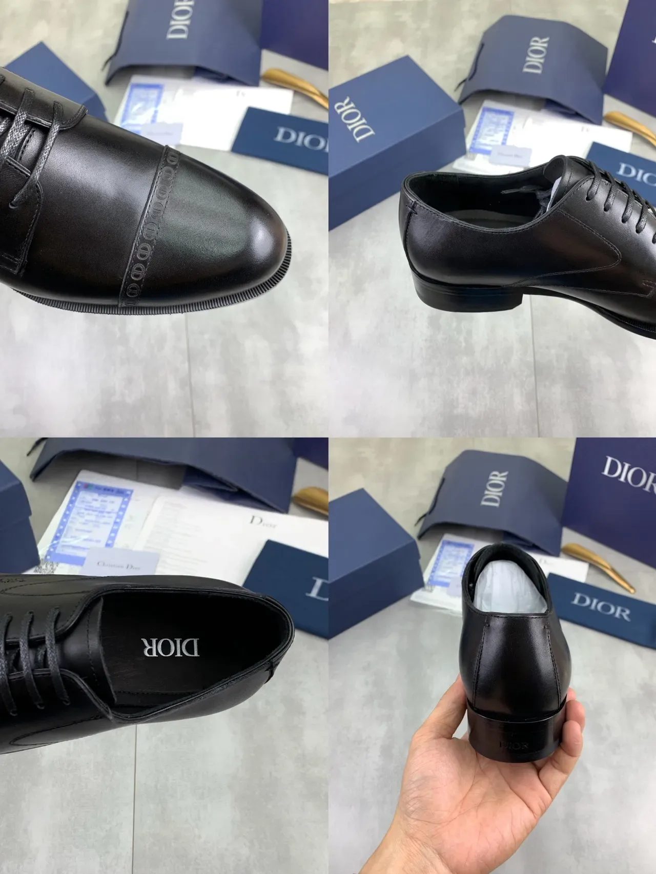 Dior Cap-Toe Brogue Oxford Shoes 2