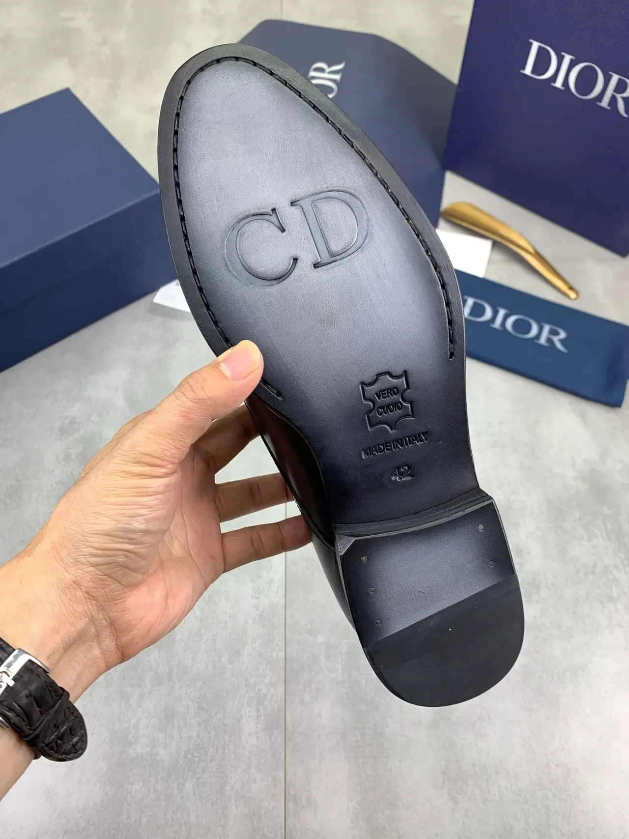 Dior Cap-Toe Brogue Oxford Shoes 3