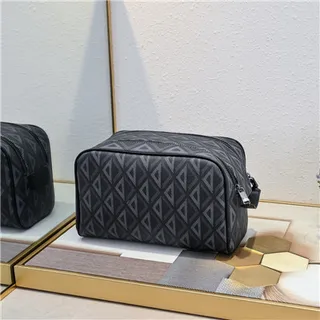 Dior Monogrammed Rectangular Zippered Handbag 8