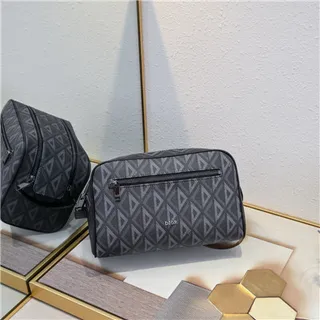 Dior Monogrammed Rectangular Zippered Handbag 9
