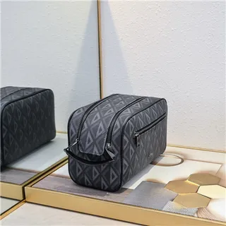 Dior Monogrammed Rectangular Zippered Handbag 10