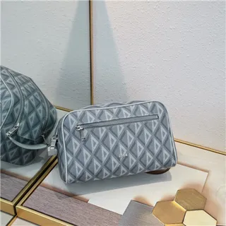 Dior Monogrammed Rectangular Zippered Handbag 18