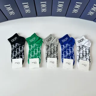 Dior Oblique Monogram Ankle Socks