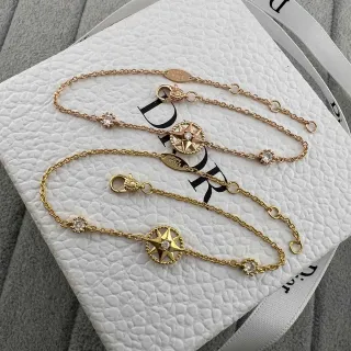 Dior Rose des Vents Bracelet Cristal Étoile Doré