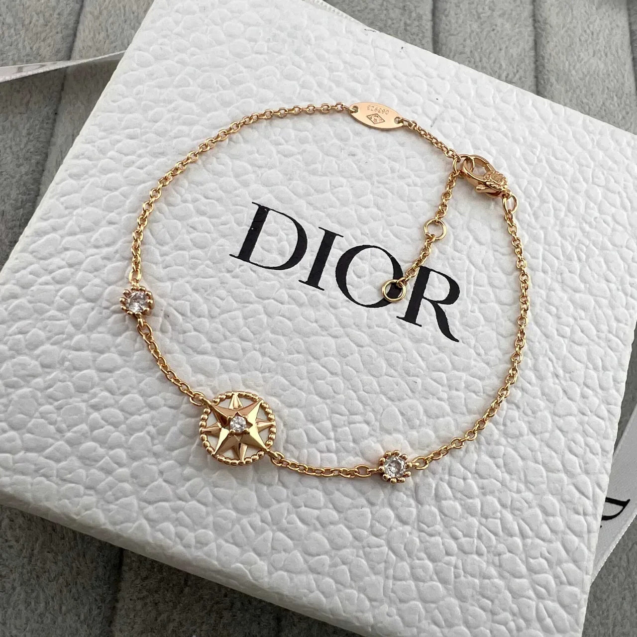 Dior Rose des Vents Bracelet Cristal Étoile Doré 3