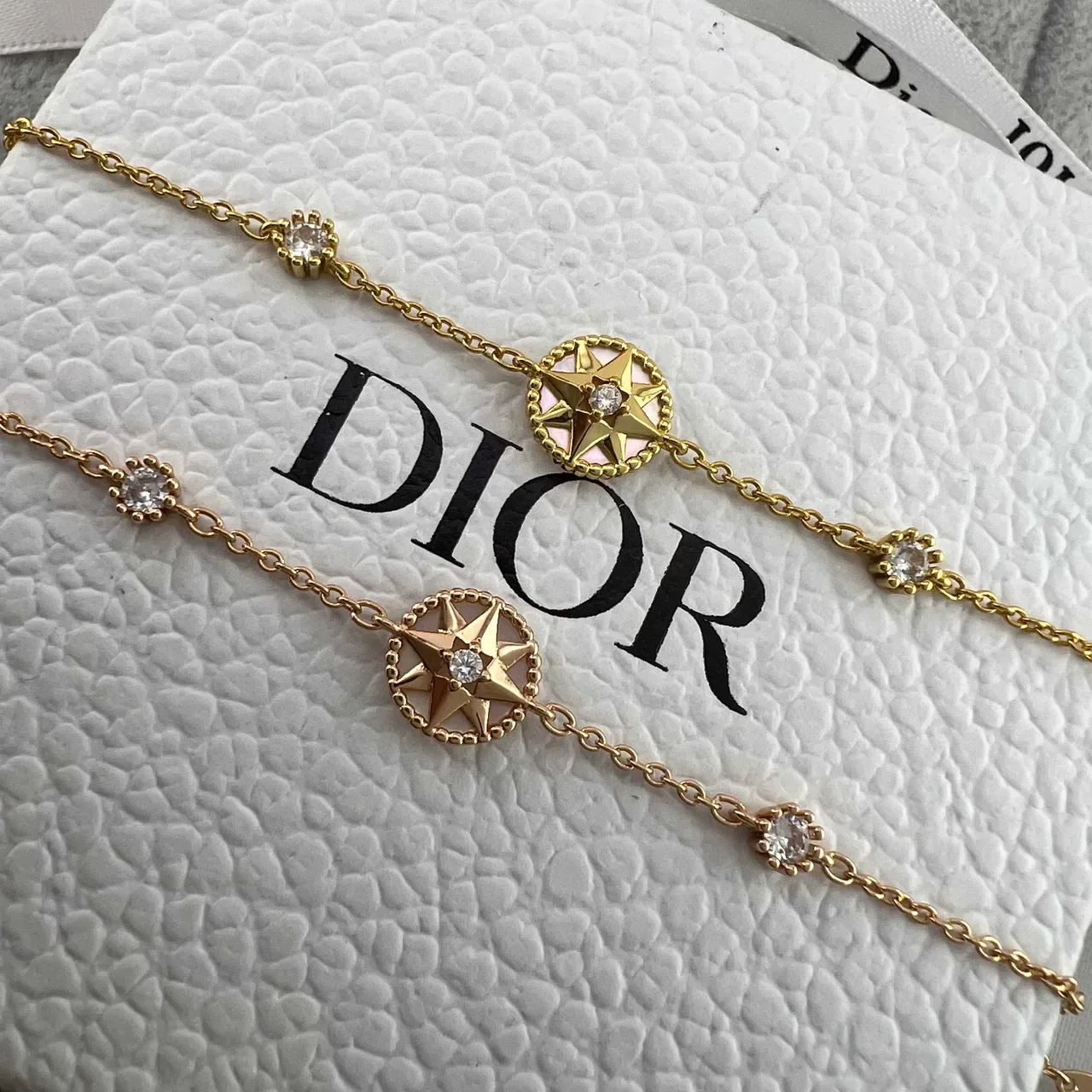 Dior Rose des Vents Bracelet Cristal Étoile Doré 5