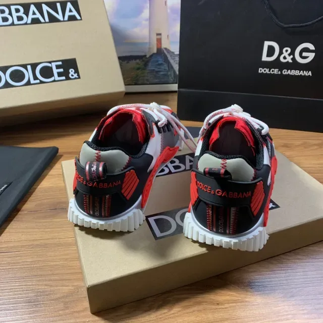 Dolce & Gabbana Black Red White Lifestyle Sneaker 2