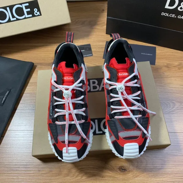 Dolce & Gabbana Black Red White Lifestyle Sneaker 8