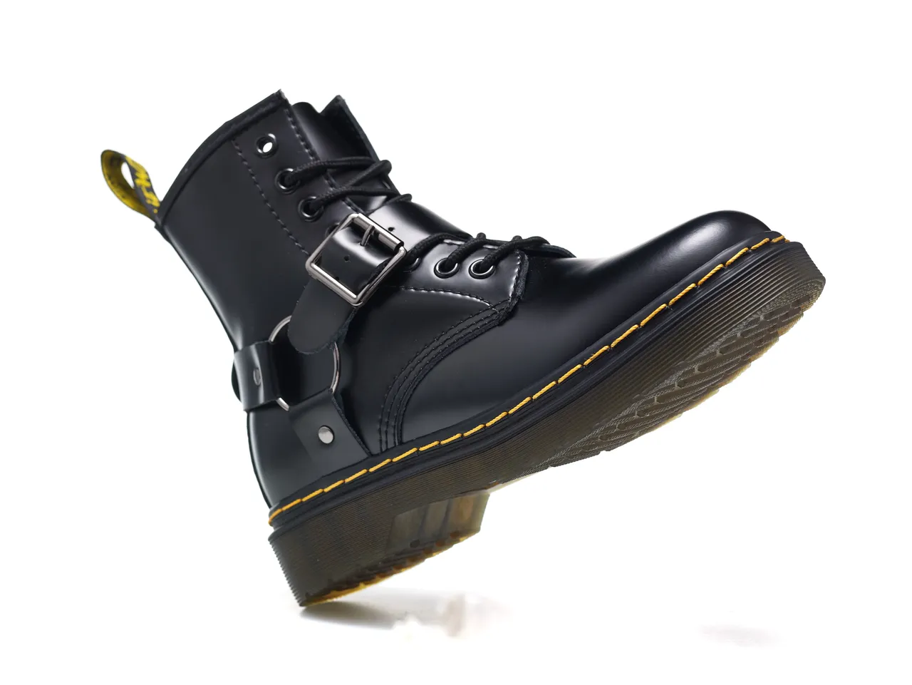 Dr. Martens 1460 Harness bottes Martin en cuir noir 4