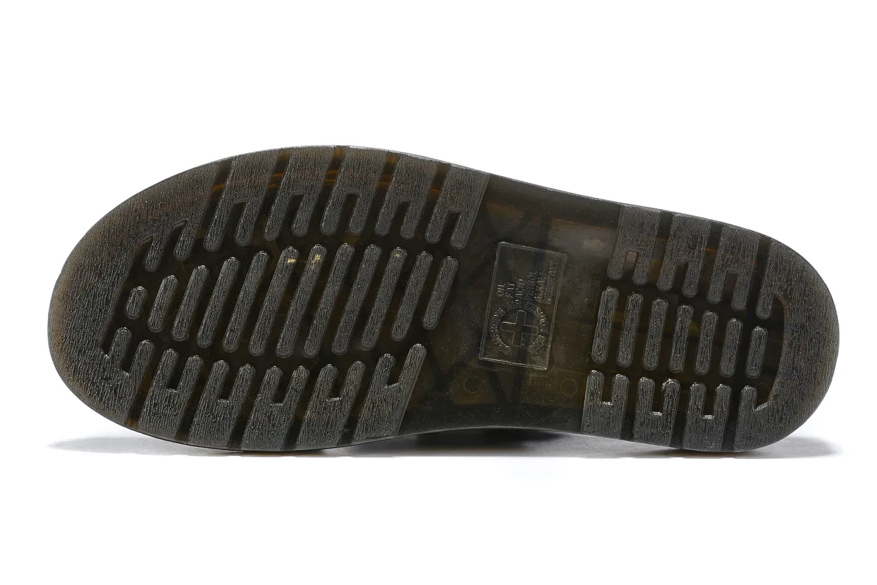 Dr. Martens Black Yellow Leather Multi-Strap Gladiator Sandals 3