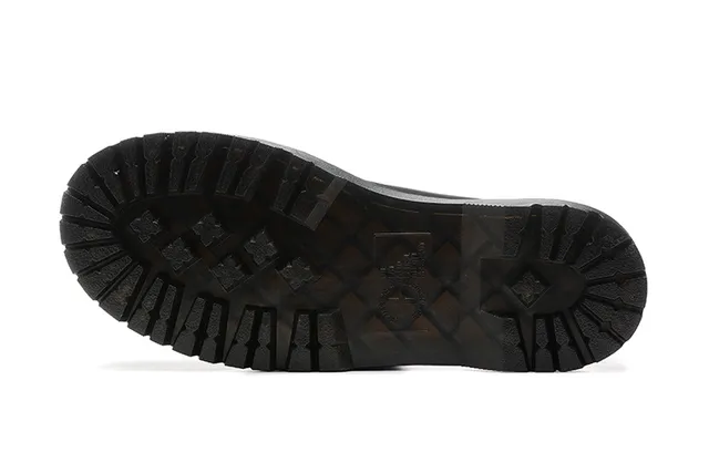 Dr. Martens Jadon Platform Chaussures Oxford en cuir noir 6