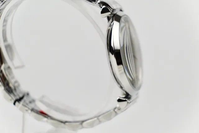 Emporio Armani Acier Inoxydable Argenté Blanc Cadran Sunburst Montre Quartz 2