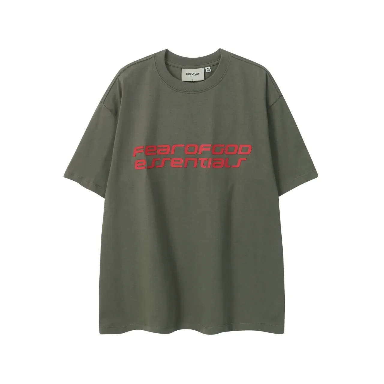 Fear of God Essentials تي شيرت أوفرسايز بطباعة جرافيك 3