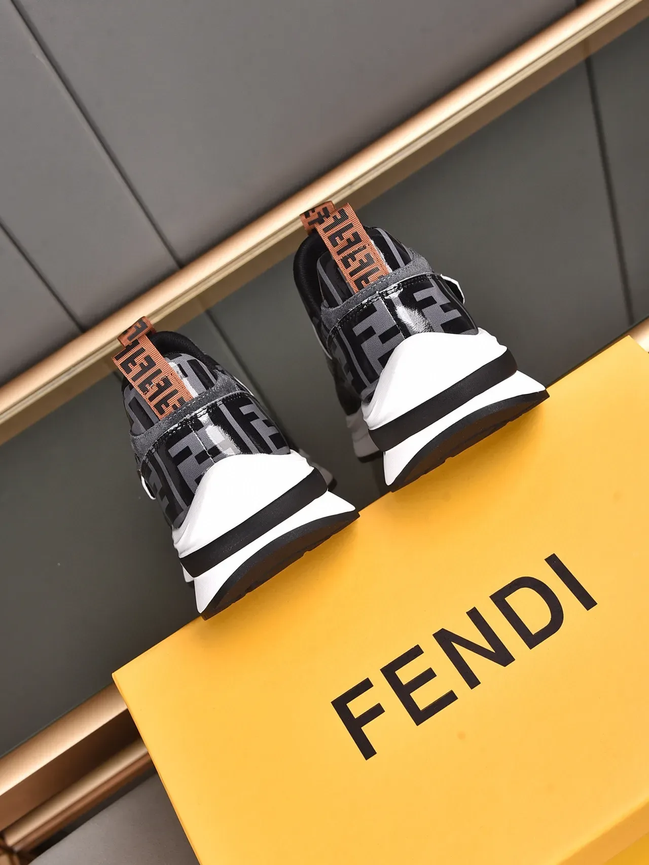 Fendi First Monogram Slip-On Platform Lifestyle Sneakers 6